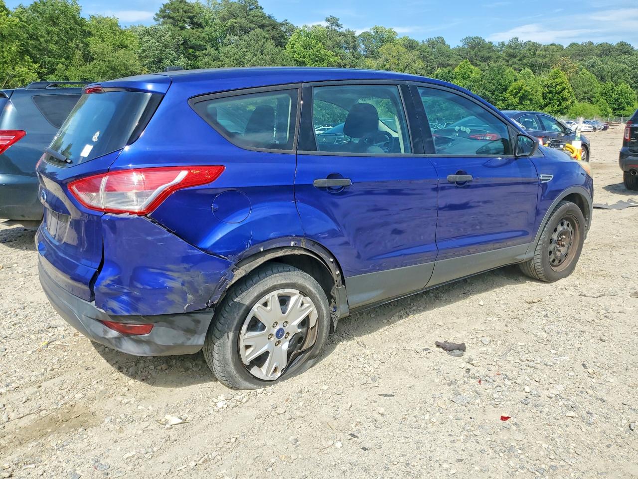 2014 Ford Escape S Синий vin: 1FMCU0F76EUA34963