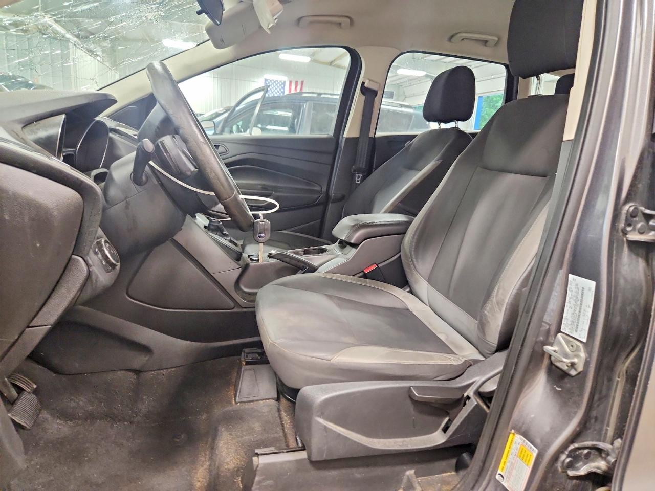 2014 Ford Escape S Gray vin: 1FMCU0F76EUA90658