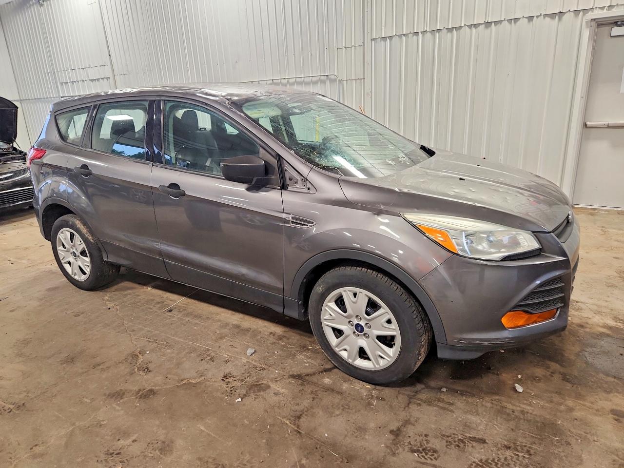 2014 Ford Escape S Gray vin: 1FMCU0F76EUA90658
