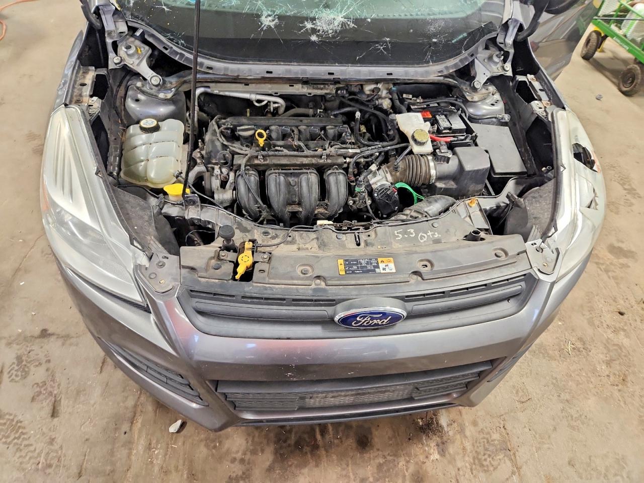 2014 Ford Escape S Gray vin: 1FMCU0F76EUA90658