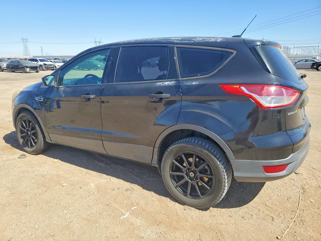 2014 Ford Escape Black vin: 1FMCU0F76EUB09158