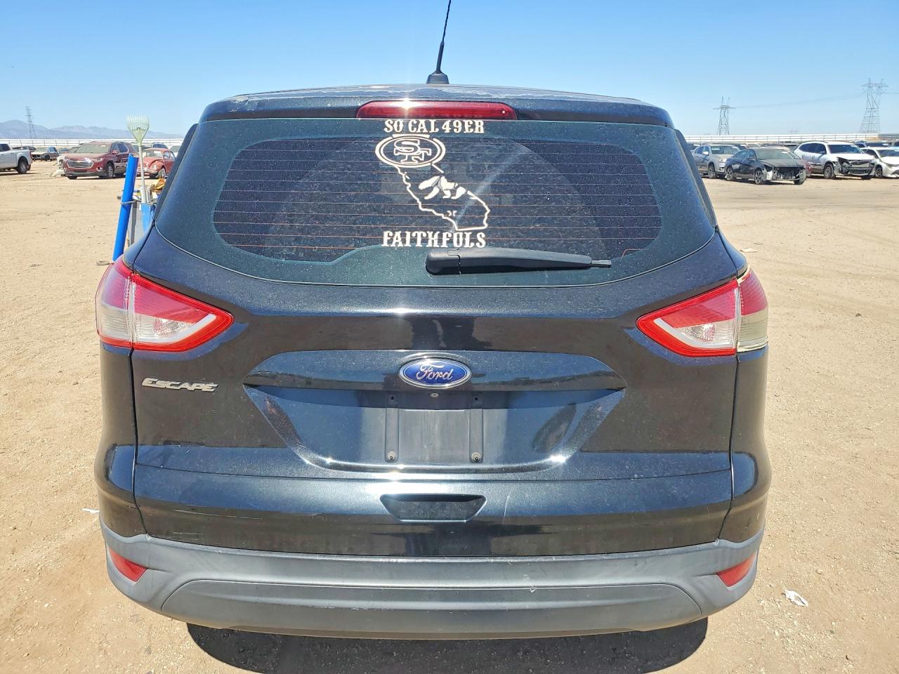 2014 Ford Escape Black vin: 1FMCU0F76EUB09158