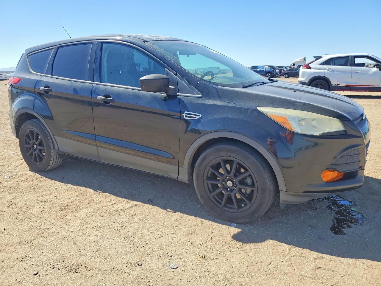 2014 Ford Escape Black vin: 1FMCU0F76EUB09158