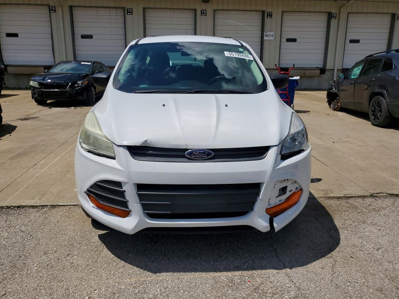 2014 Ford Escape S Белый vin: 1FMCU0F76EUB26445