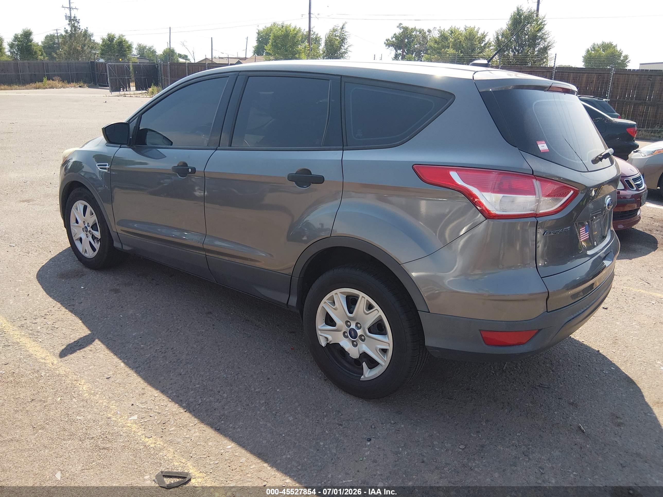 2014 Ford Escape S Gray vin: 1FMCU0F76EUB39180