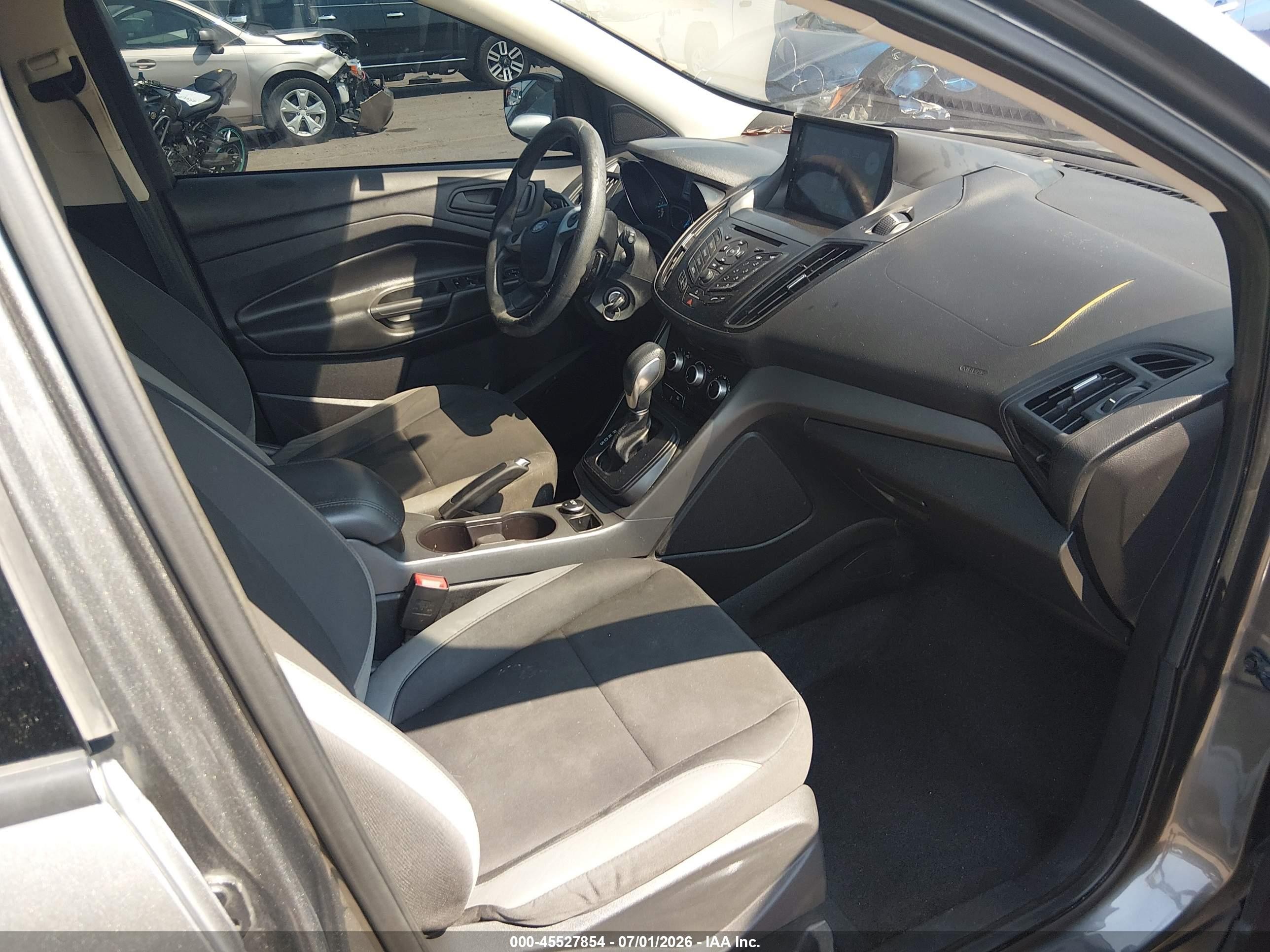 2014 Ford Escape S Gray vin: 1FMCU0F76EUB39180