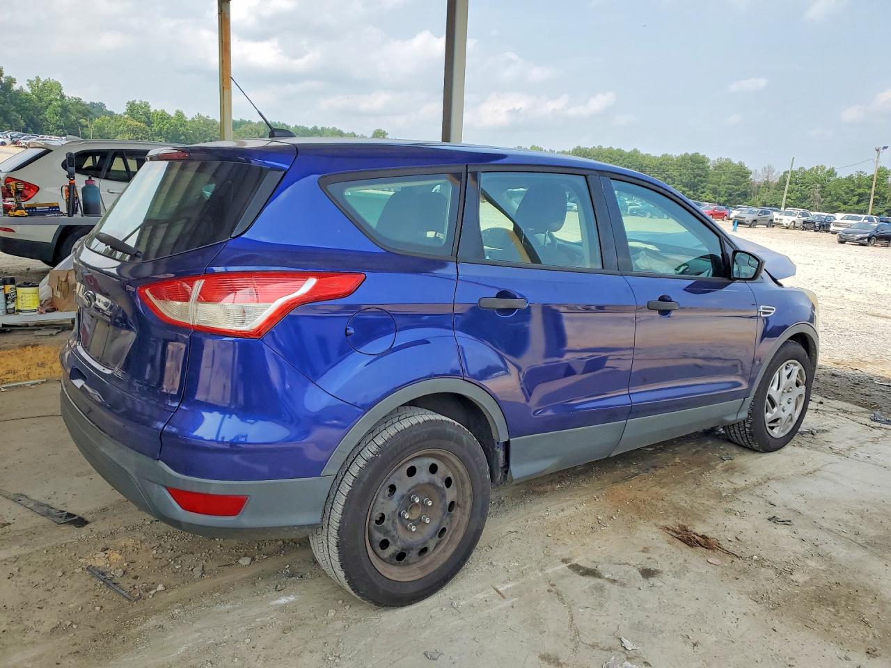 2014 Ford Escape S Blue vin: 1FMCU0F76EUB55640