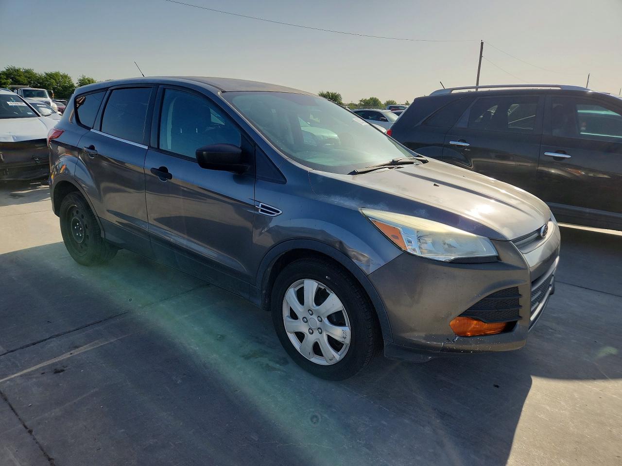 2014 Ford Escape S Gray vin: 1FMCU0F76EUC12029