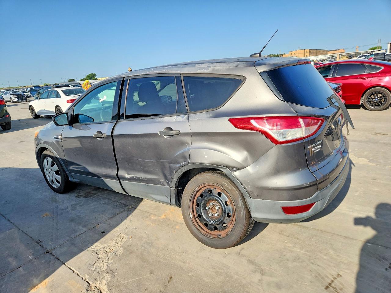 2014 Ford Escape S Gray vin: 1FMCU0F76EUC12029