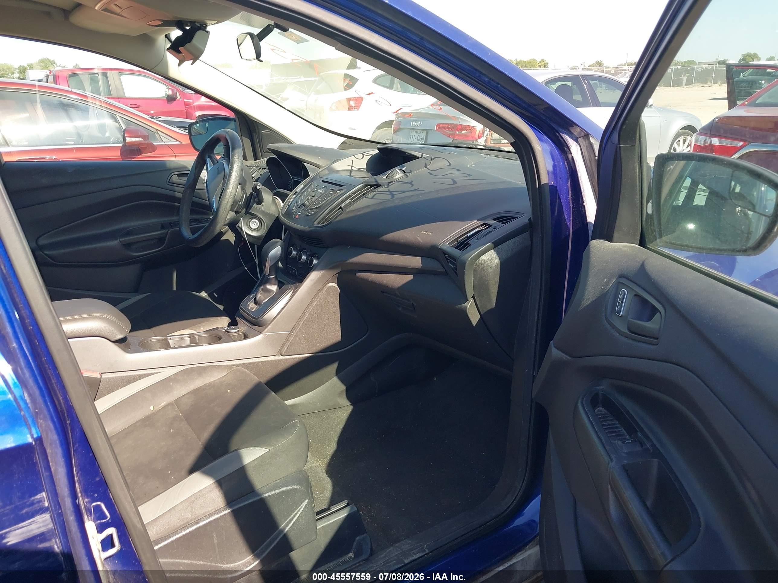 2014 Ford Escape S Синий vin: 1FMCU0F76EUC28294