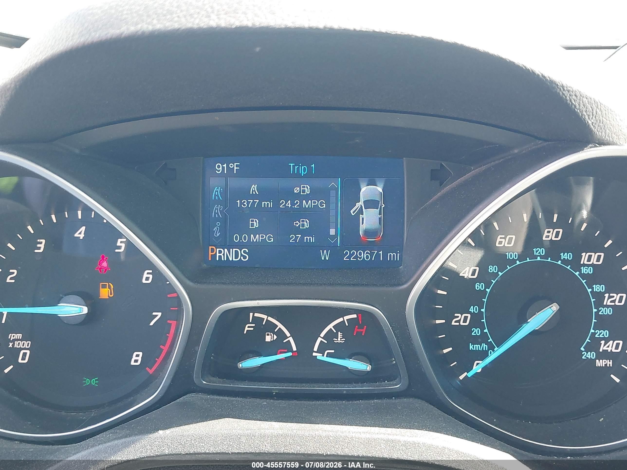 2014 Ford Escape S Синий vin: 1FMCU0F76EUC28294