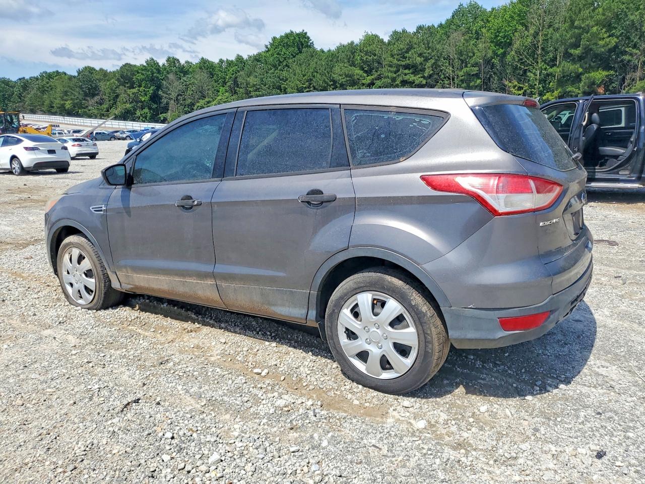 2014 Ford Escape S Gray vin: 1FMCU0F76EUC41725