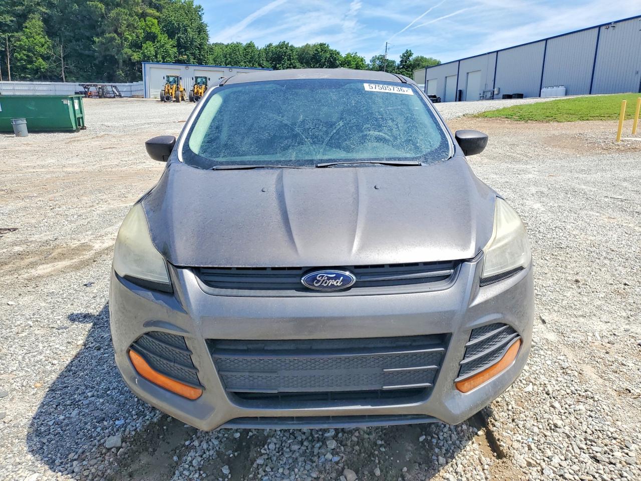 2014 Ford Escape S Gray vin: 1FMCU0F76EUC41725
