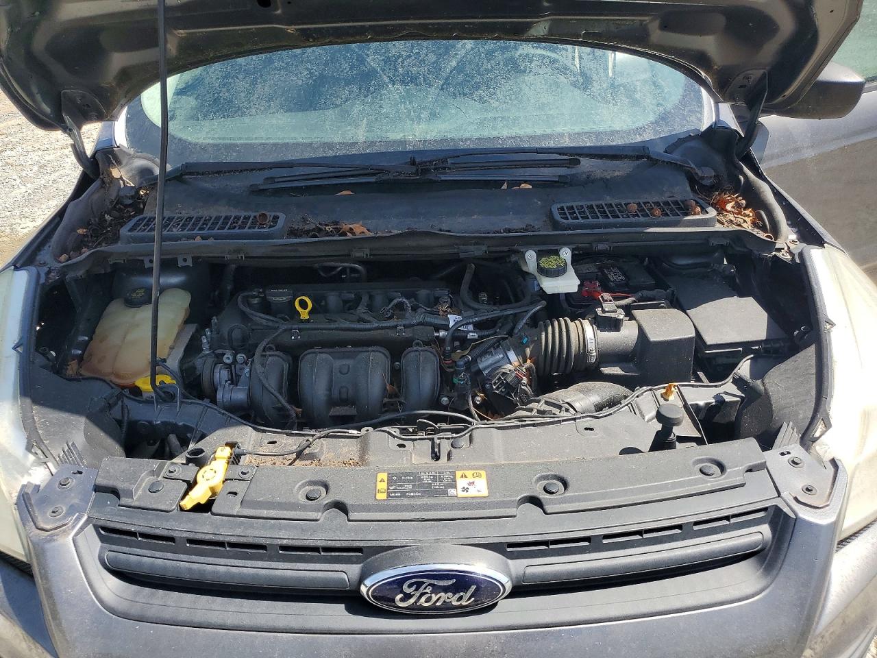 2014 Ford Escape S Gray vin: 1FMCU0F76EUC41725