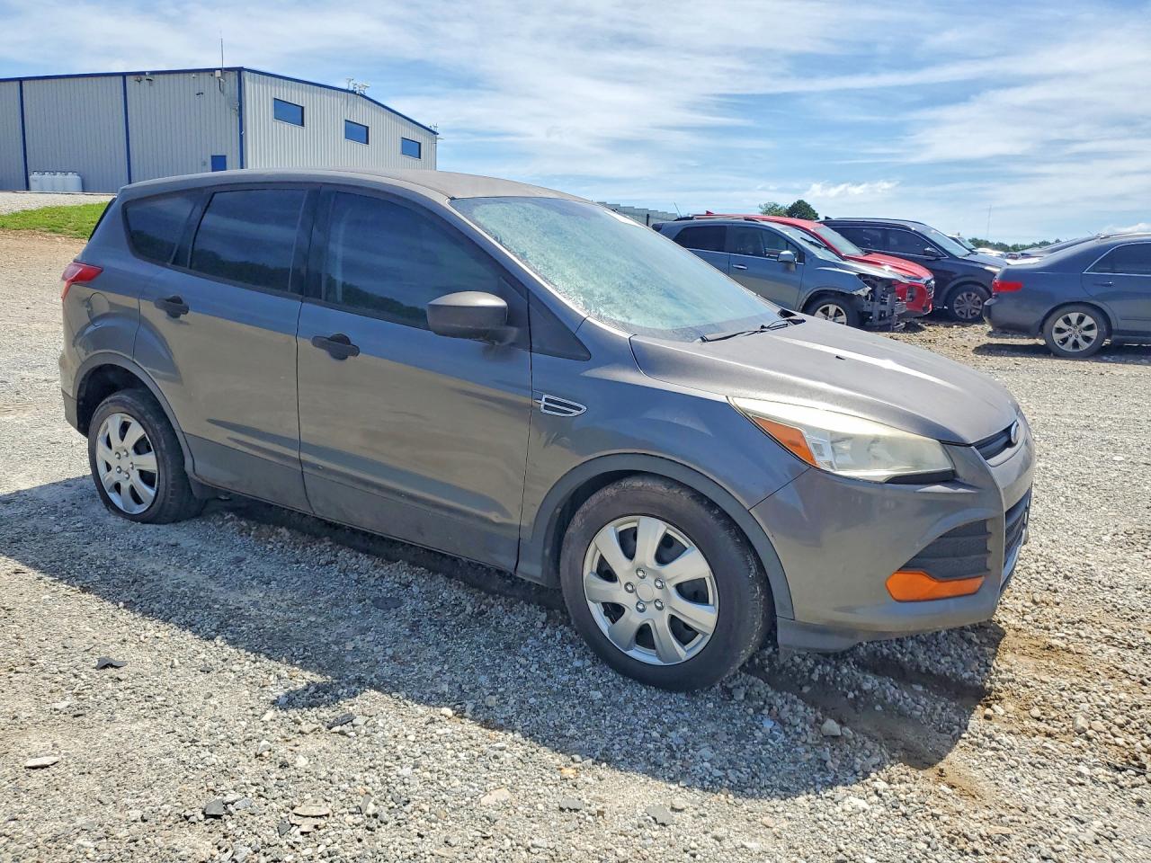 2014 Ford Escape S Gray vin: 1FMCU0F76EUC41725