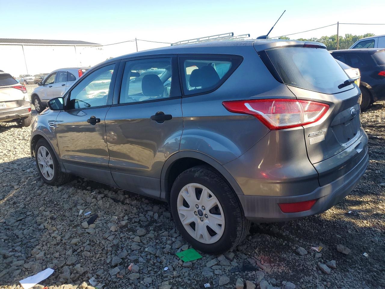 2014 Ford Escape S Gray vin: 1FMCU0F76EUC89628