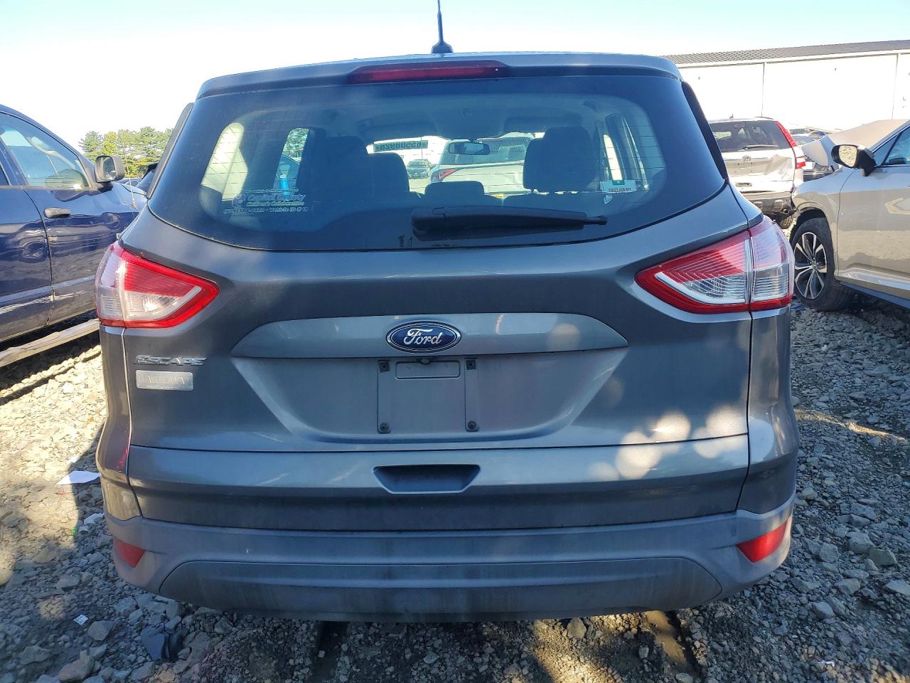 2014 Ford Escape S Gray vin: 1FMCU0F76EUC89628