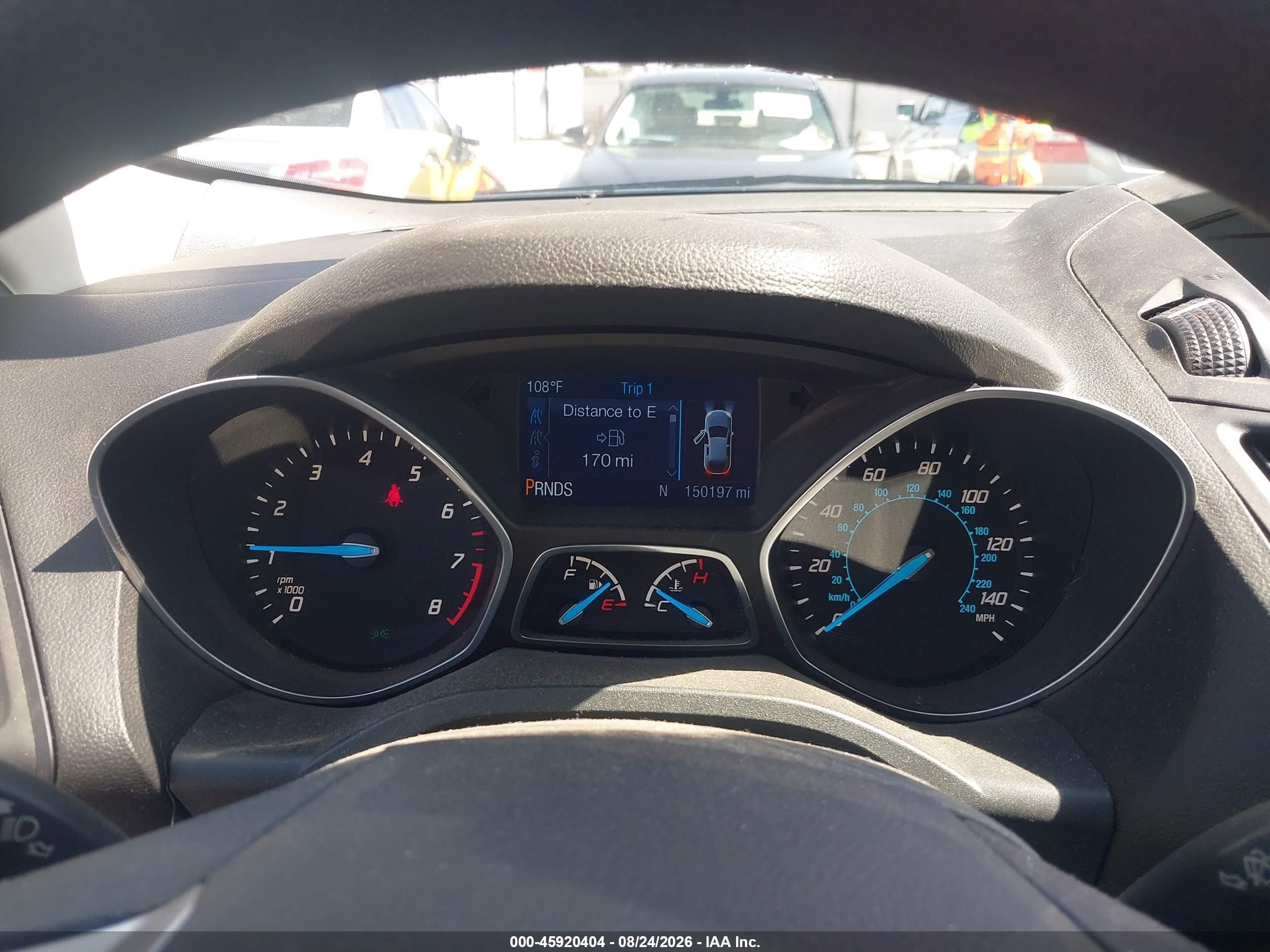 2014 Ford Escape S Оранжевый vin: 1FMCU0F76EUD25138