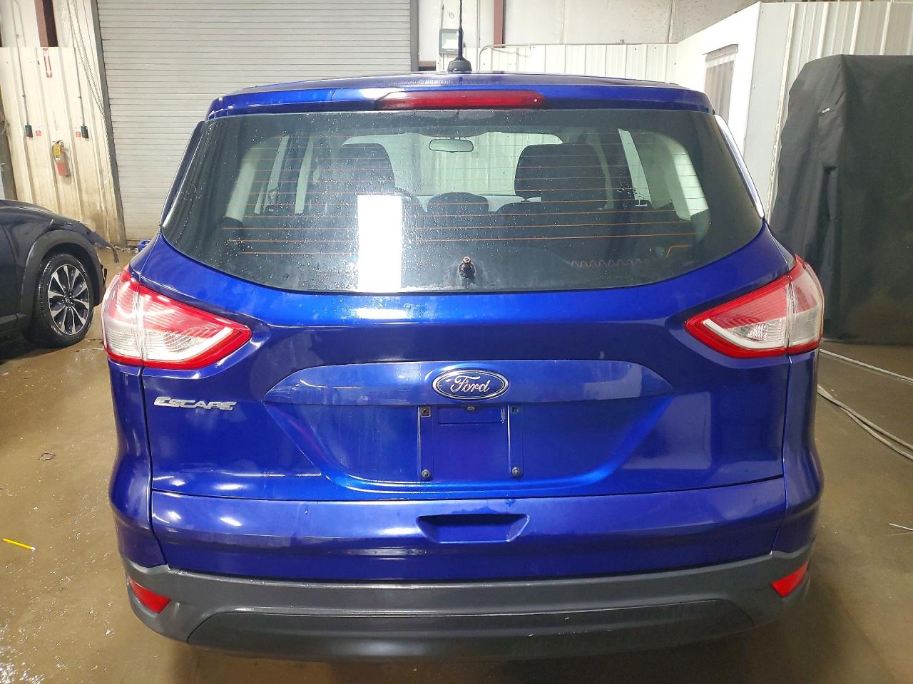 2014 Ford Escape S Синий vin: 1FMCU0F76EUD56602