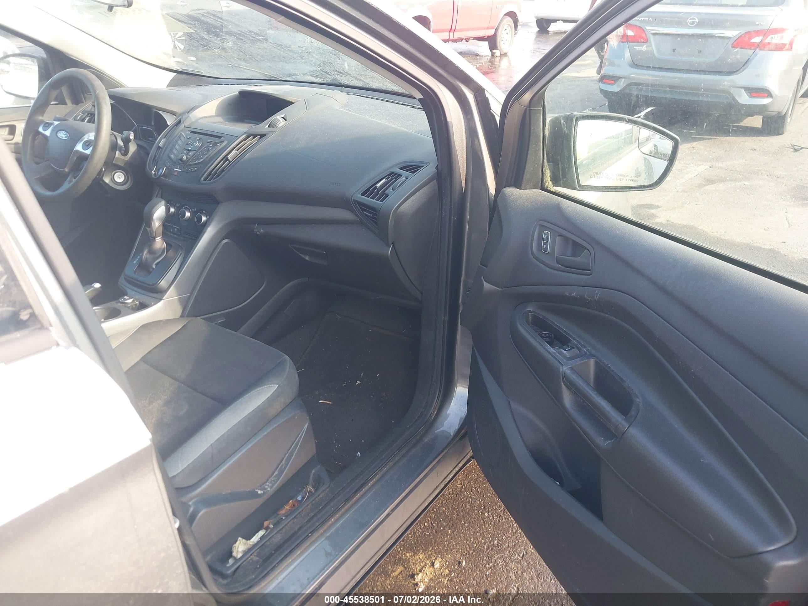 2014 Ford Escape S Серый vin: 1FMCU0F76EUD91639