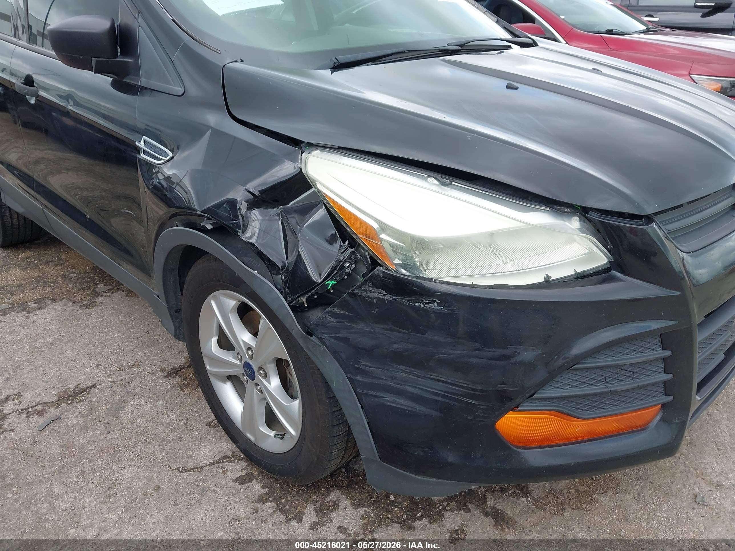 2015 Ford Escape S Black vin: 1FMCU0F76FUB05001