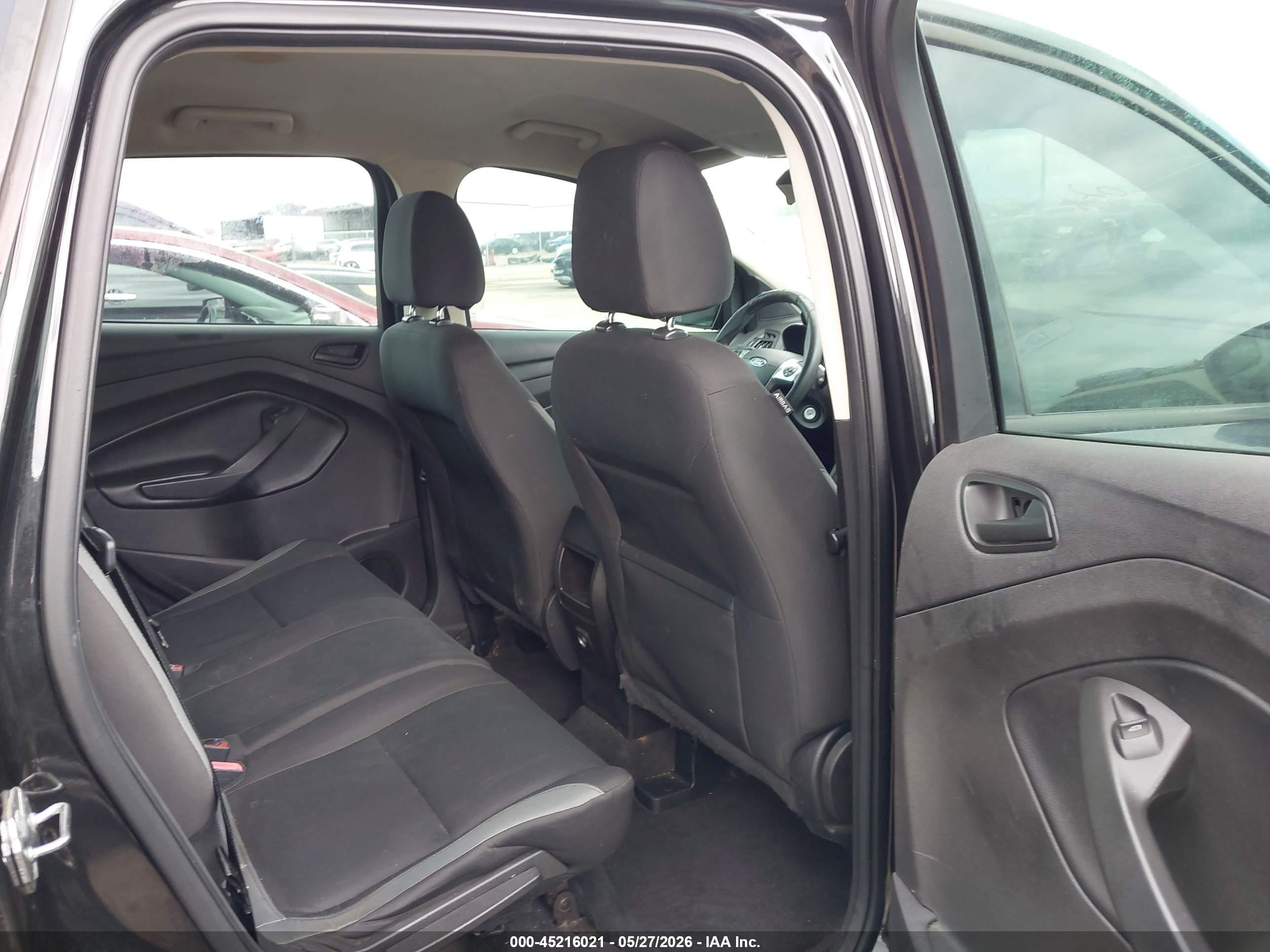 2015 Ford Escape S Black vin: 1FMCU0F76FUB05001
