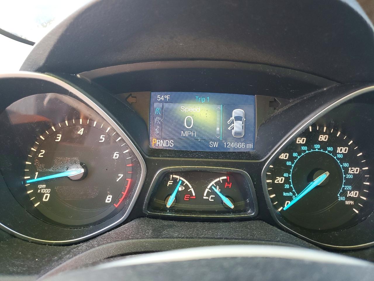 2015 Ford Escape Gray vin: 1FMCU0F76FUB91653