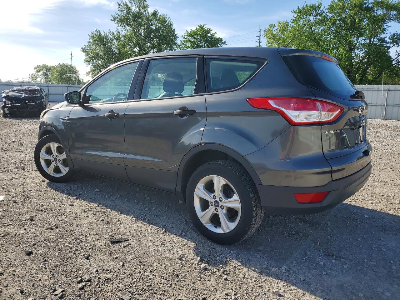 2015 Ford Escape Gray vin: 1FMCU0F76FUB91653