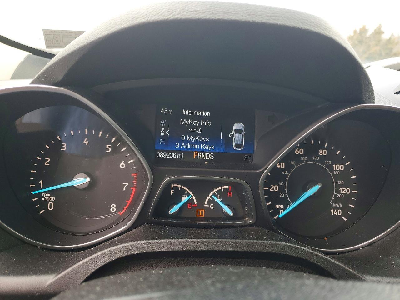 2017 Ford Escape S Gray vin: 1FMCU0F76HUD14645