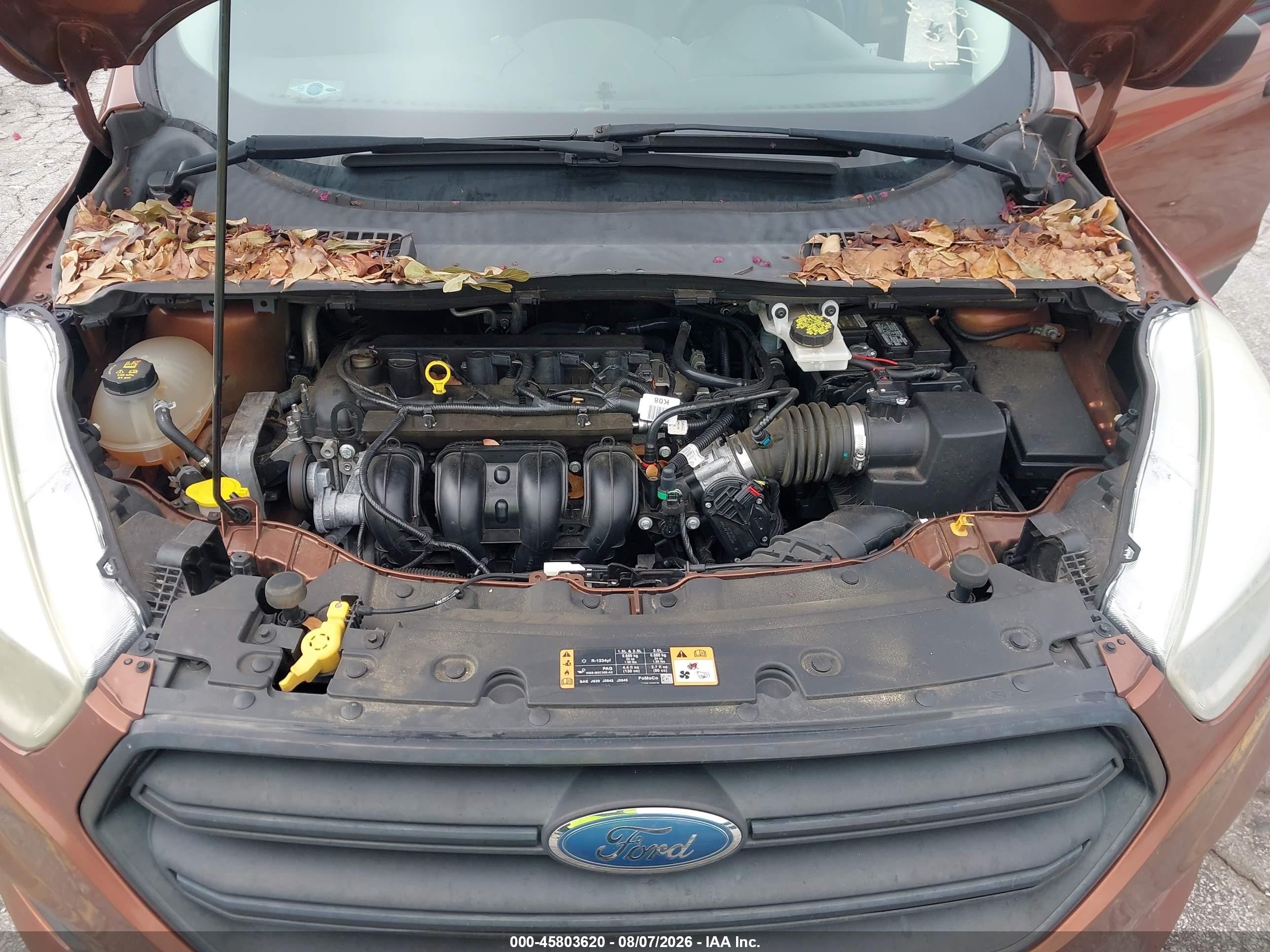 2017 Ford Escape S Orange vin: 1FMCU0F76HUD16136