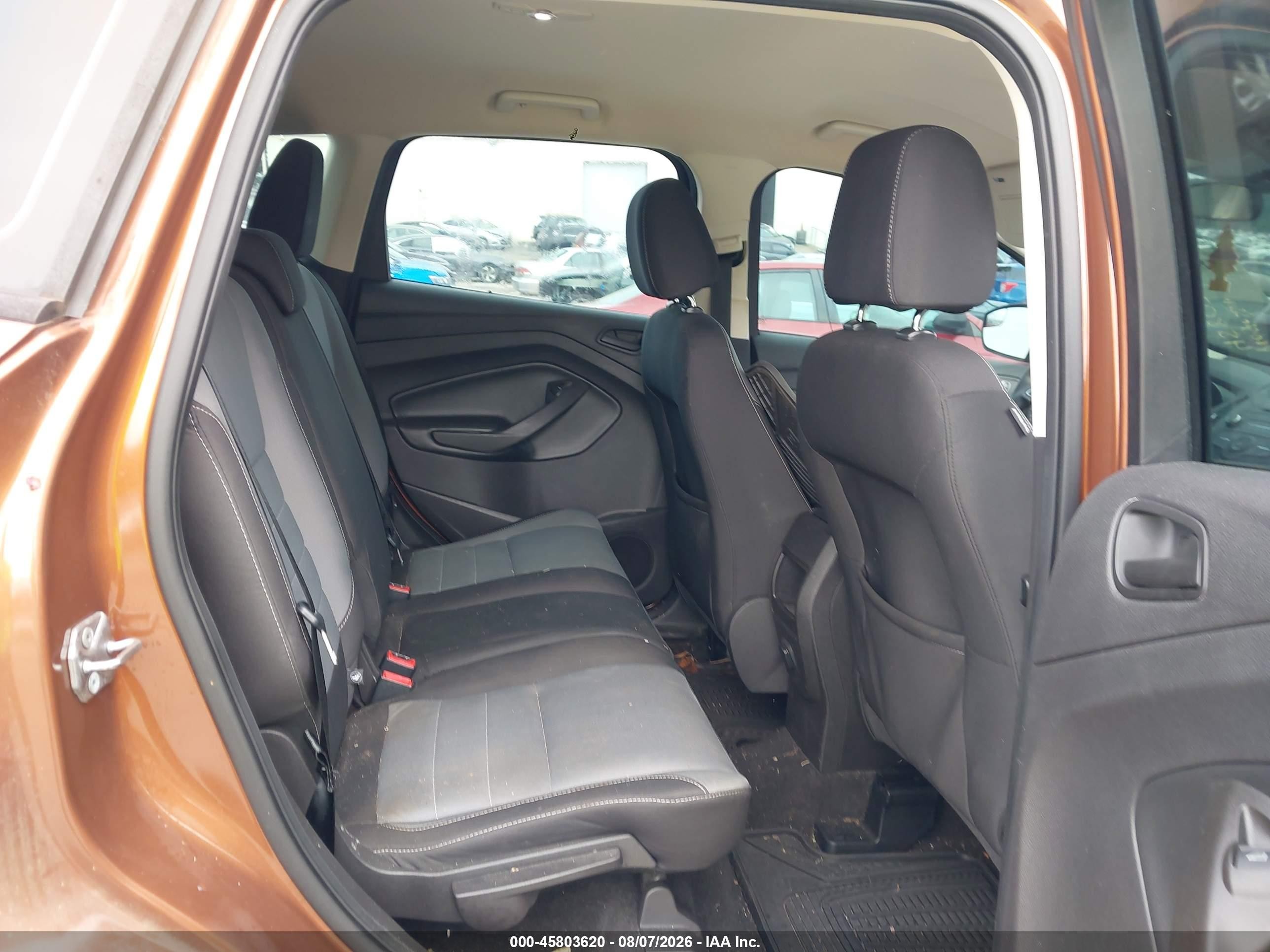 2017 Ford Escape S Orange vin: 1FMCU0F76HUD16136