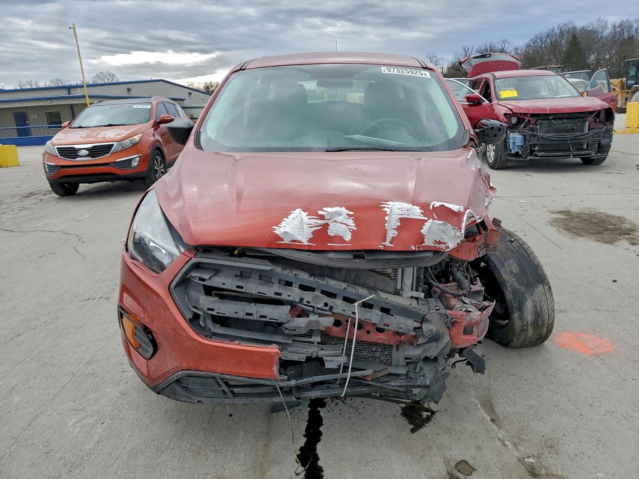 2019 Ford Escape S Orange vin: 1FMCU0F76KUB53513
