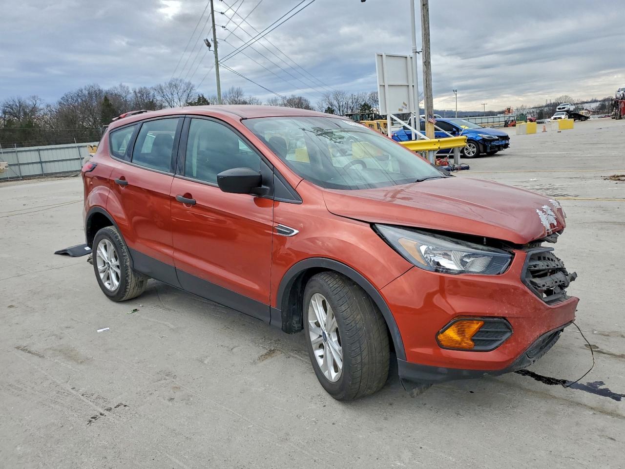 2019 Ford Escape S Orange vin: 1FMCU0F76KUB53513
