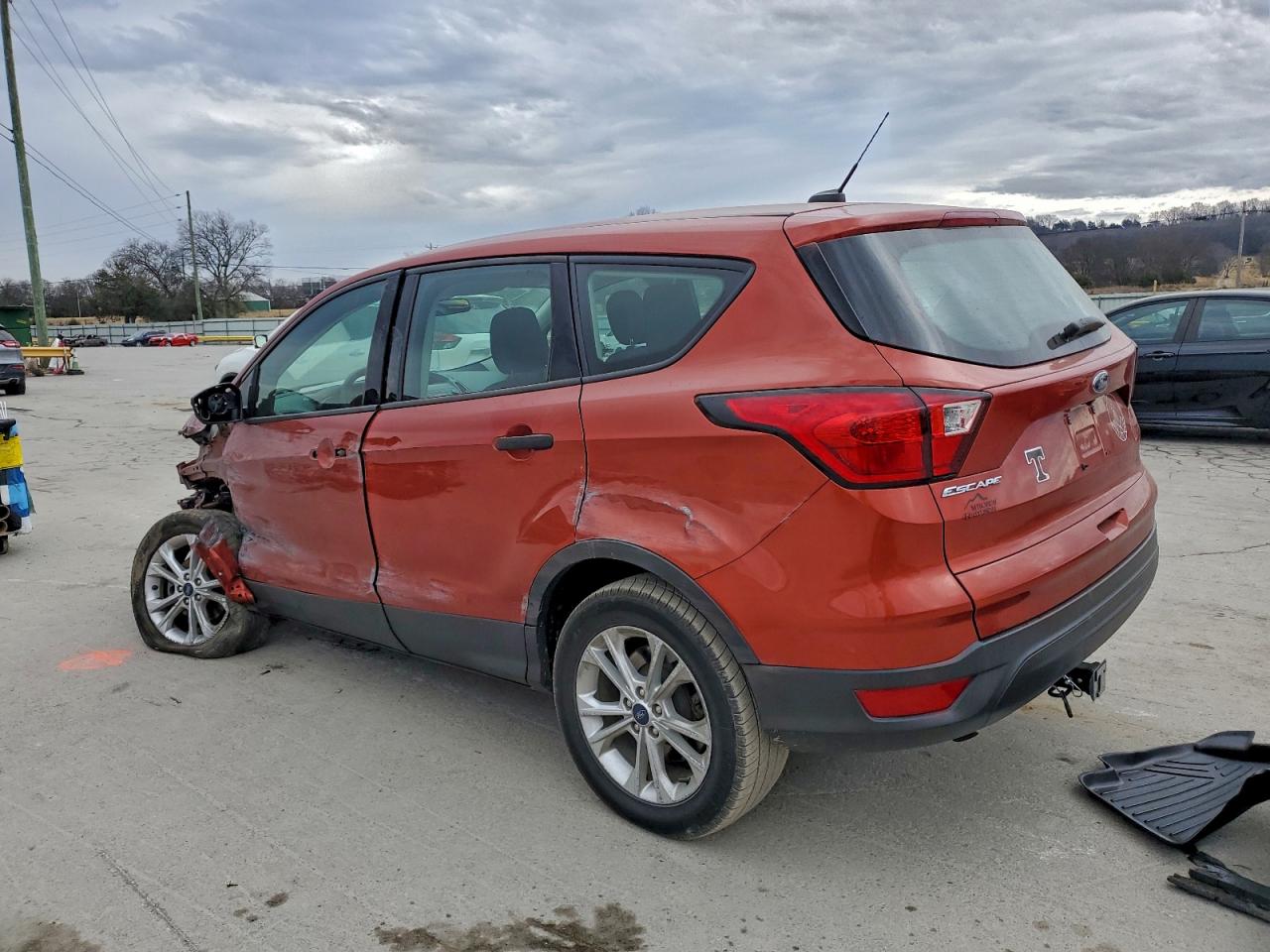 2019 Ford Escape S Orange vin: 1FMCU0F76KUB53513