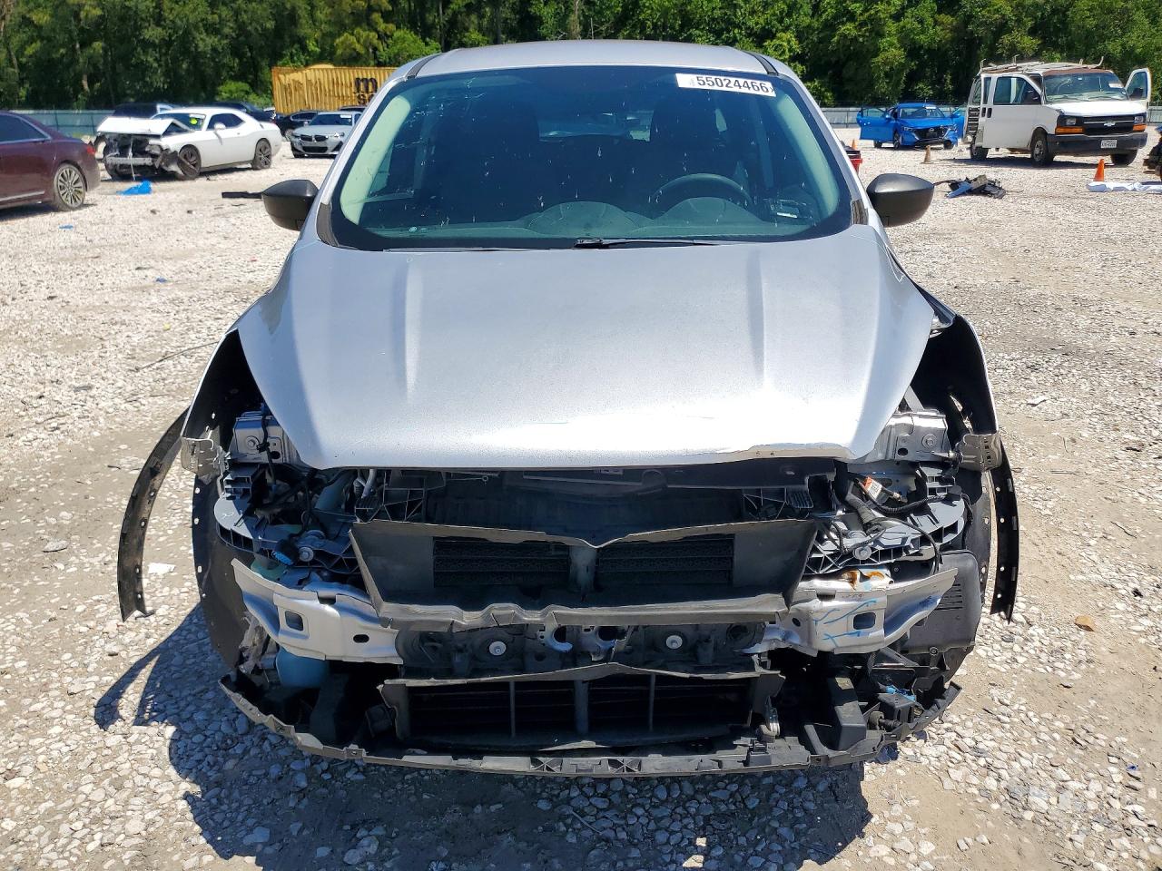2019 Ford Escape S Silver vin: 1FMCU0F76KUB58212