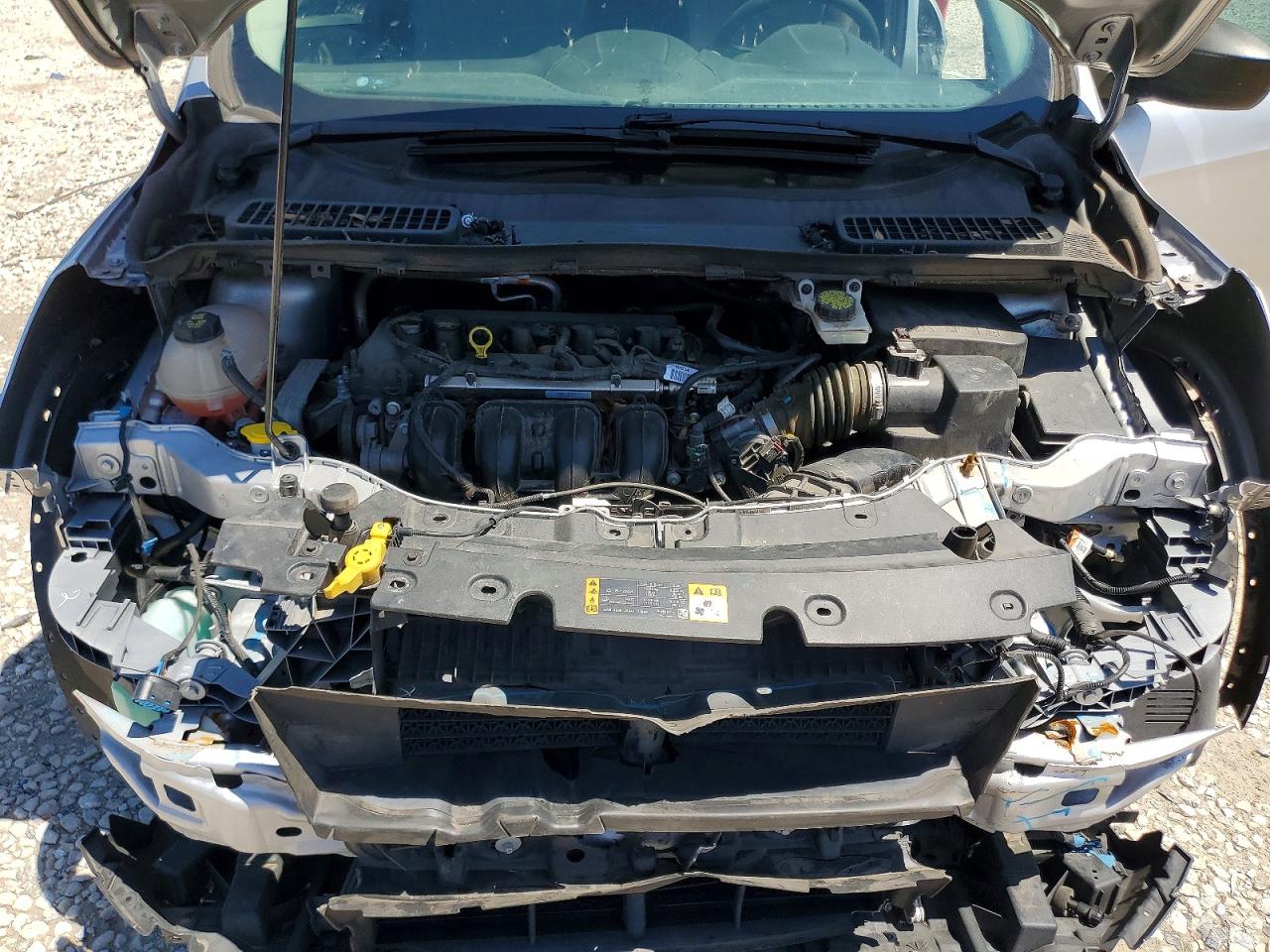 2019 Ford Escape S Silver vin: 1FMCU0F76KUB58212