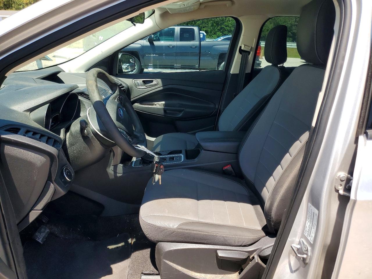 2019 Ford Escape S Silver vin: 1FMCU0F76KUB58212