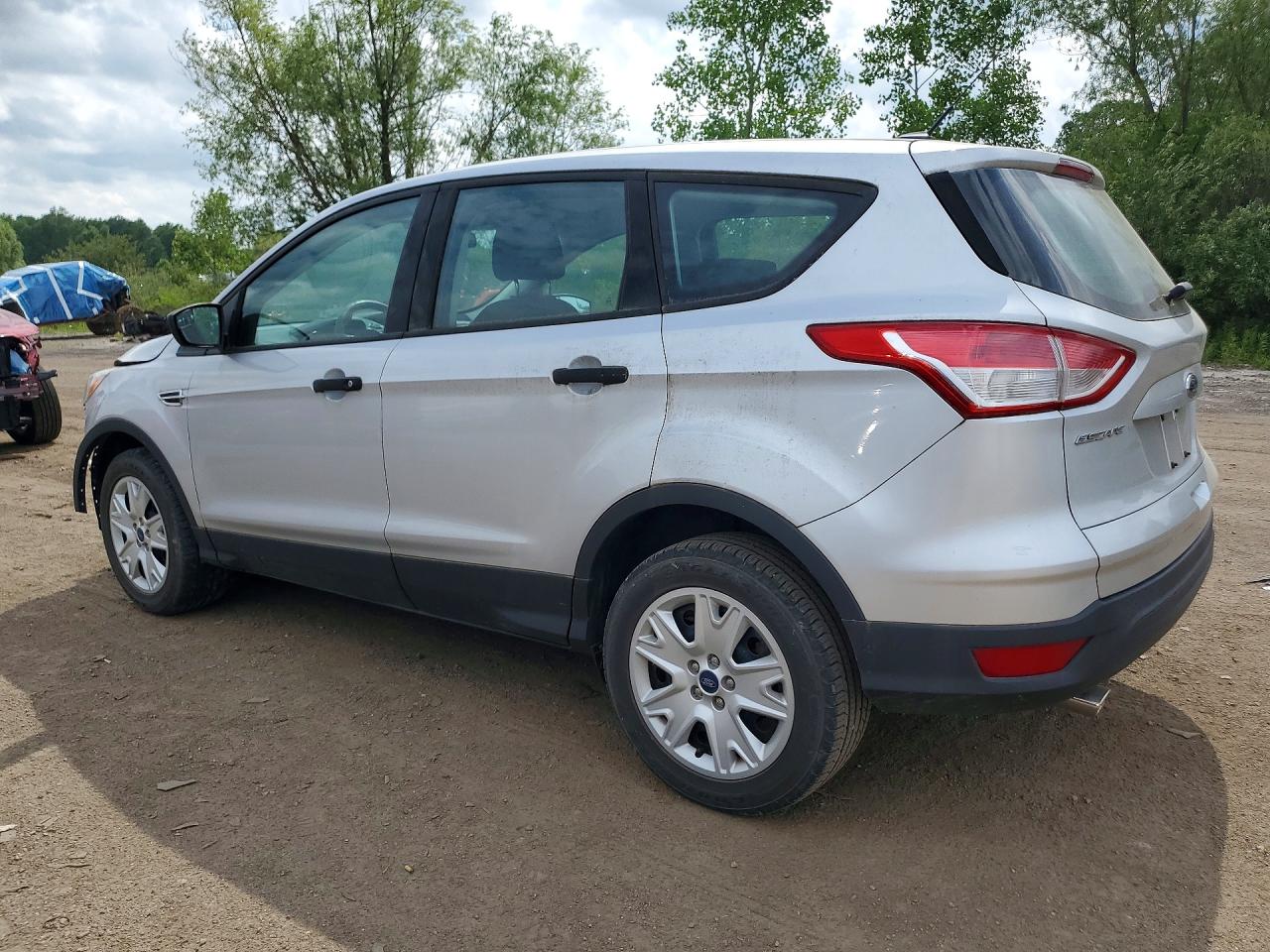 2013 Ford Escape S Silver vin: 1FMCU0F77DUA84897