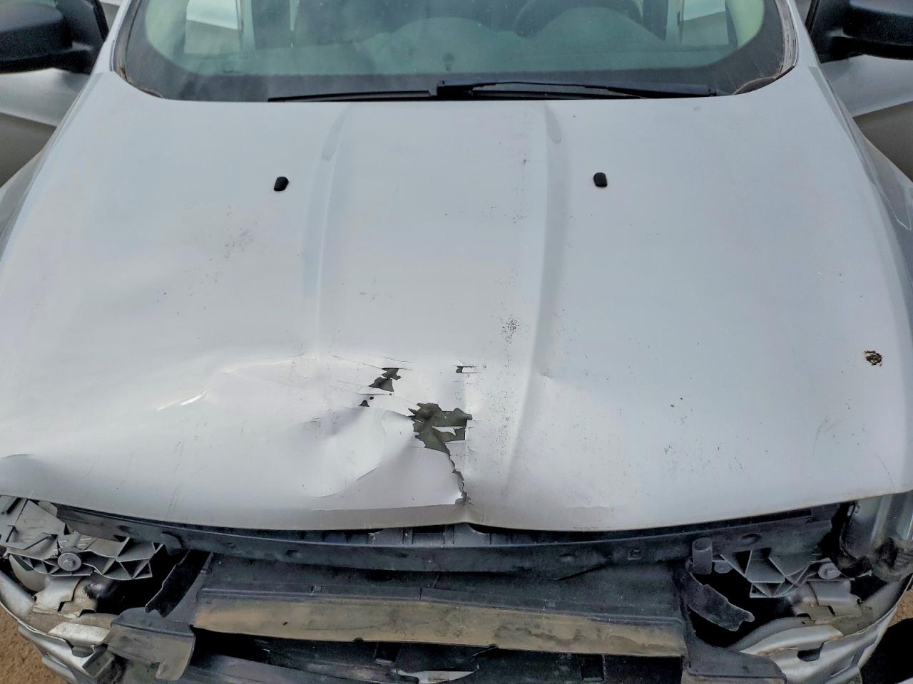 2013 Ford Escape S Silver vin: 1FMCU0F77DUA84897
