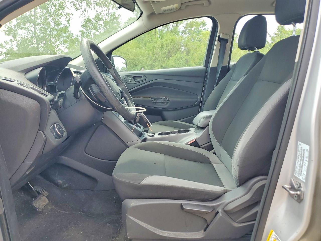 2013 Ford Escape S Silver vin: 1FMCU0F77DUA84897