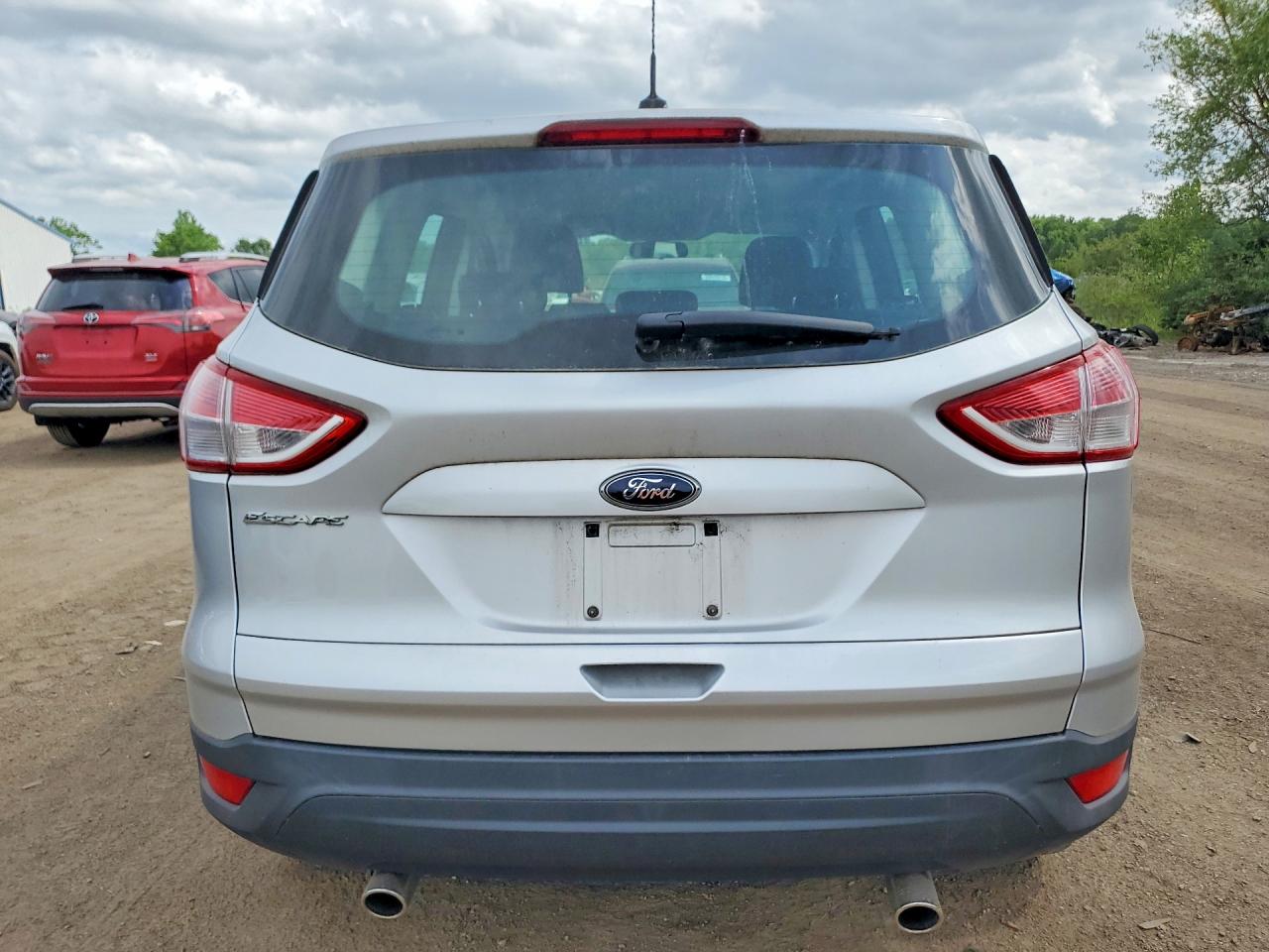 2013 Ford Escape S Silver vin: 1FMCU0F77DUA84897