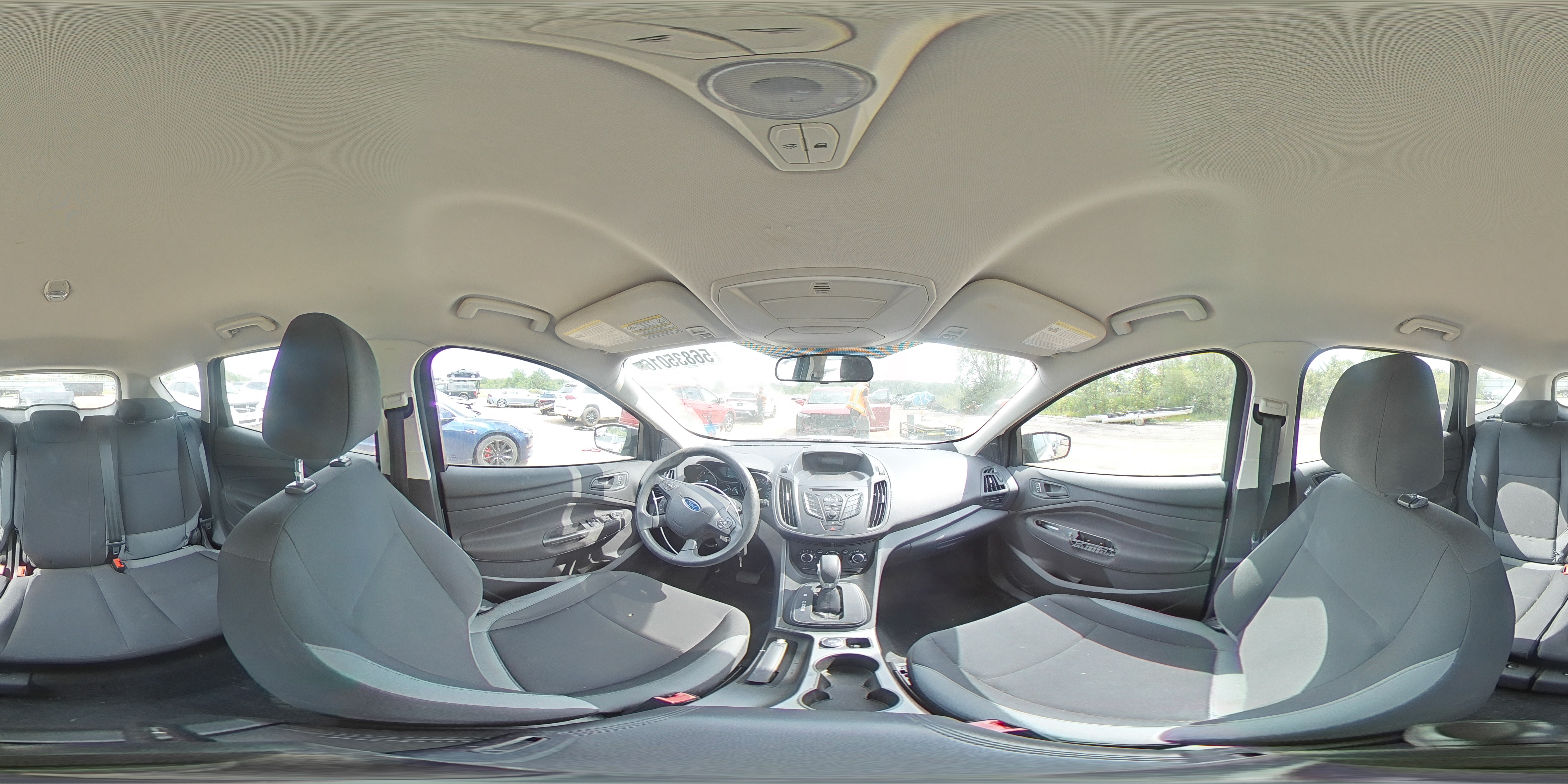 2013 Ford Escape S Silver vin: 1FMCU0F77DUA84897
