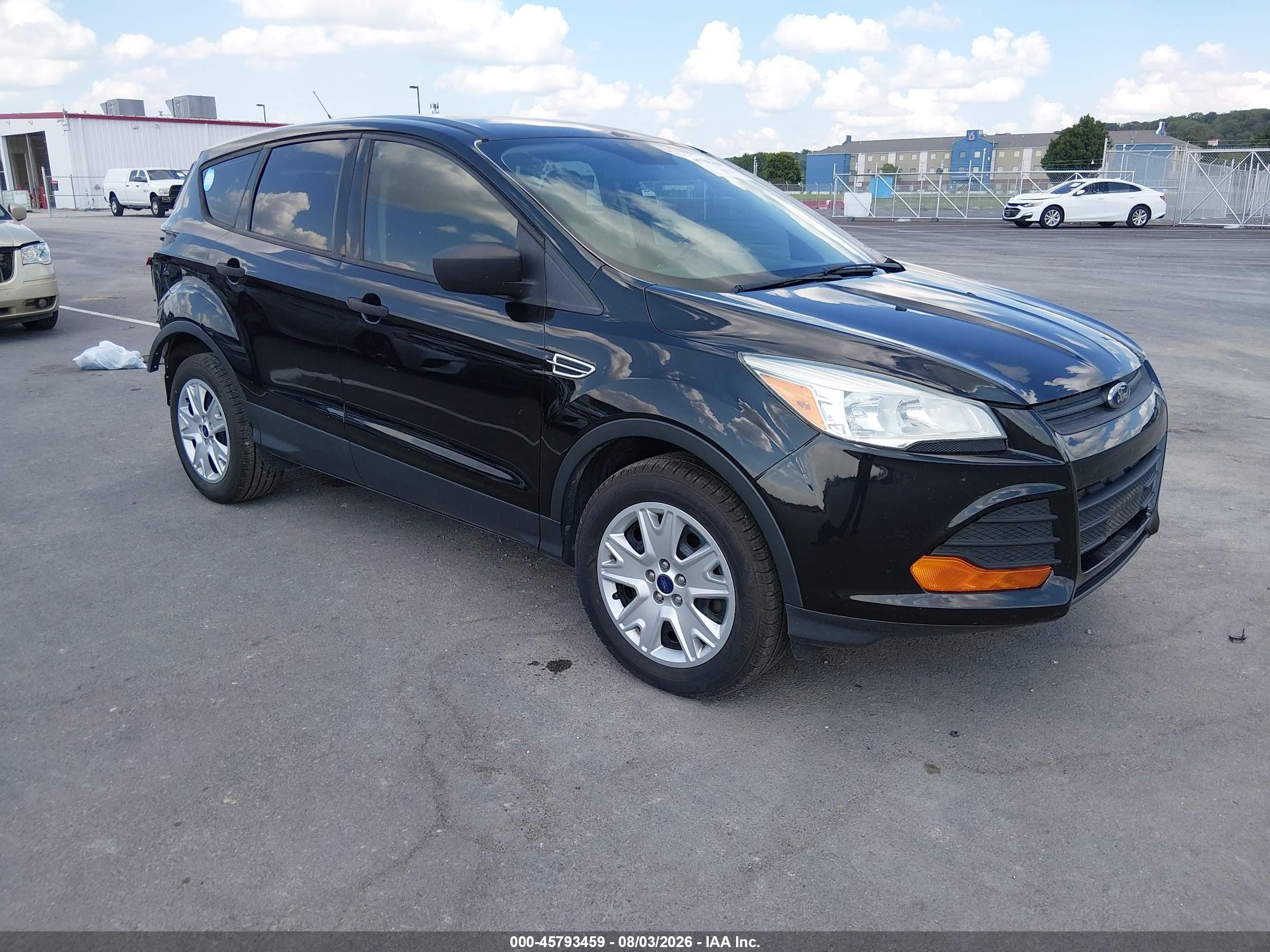 2013 Ford Escape S Black vin: 1FMCU0F77DUB54978