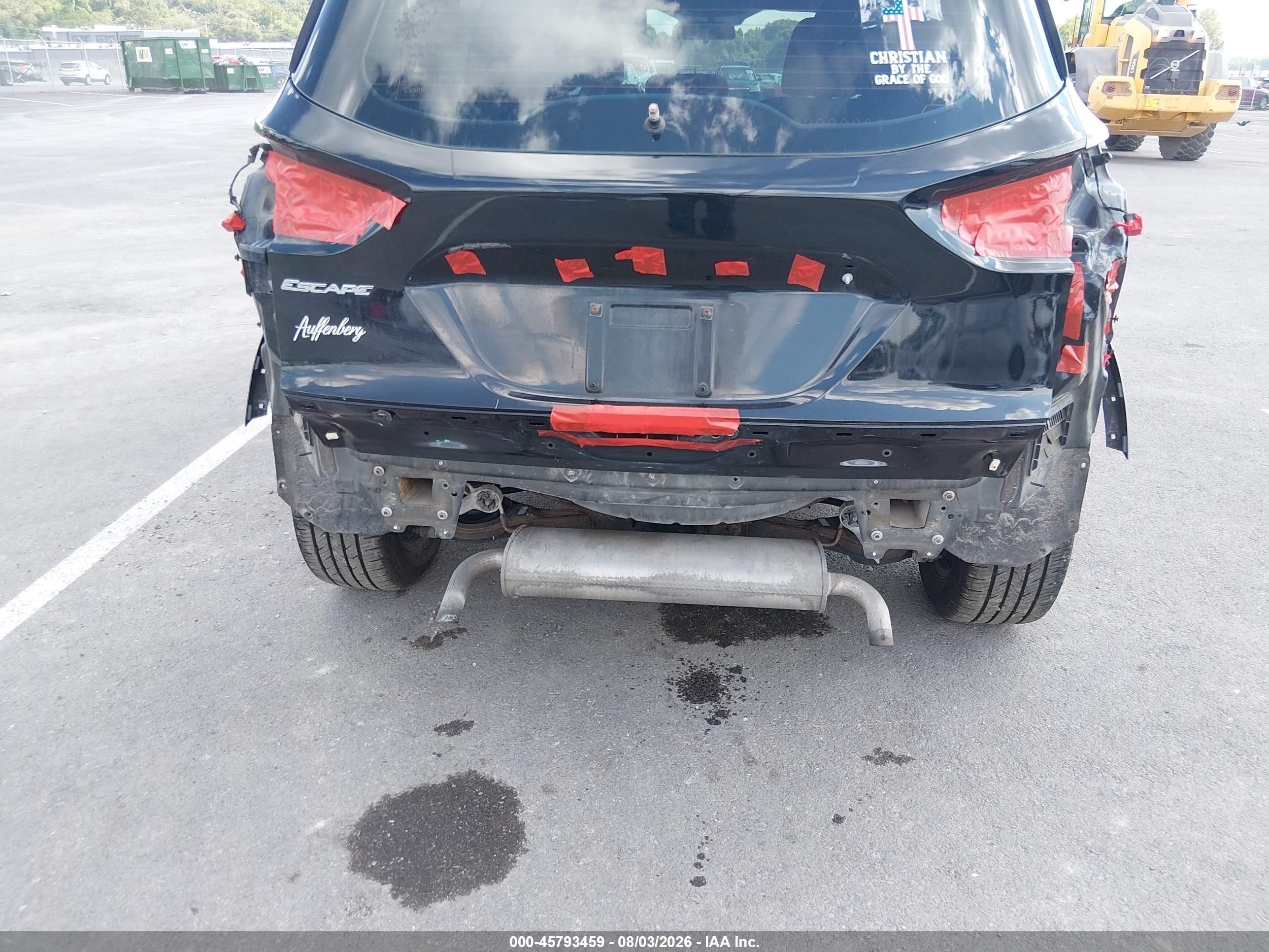 2013 Ford Escape S Black vin: 1FMCU0F77DUB54978