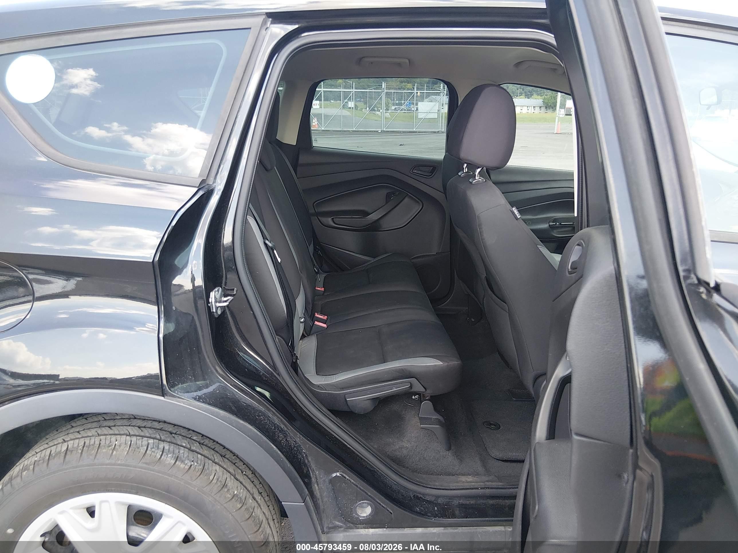 2013 Ford Escape S Black vin: 1FMCU0F77DUB54978