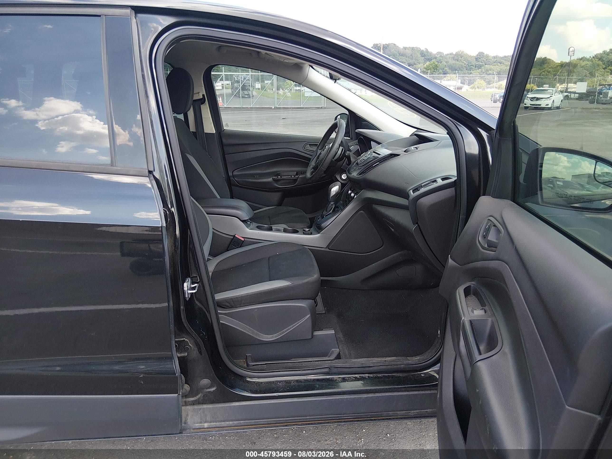 2013 Ford Escape S Black vin: 1FMCU0F77DUB54978