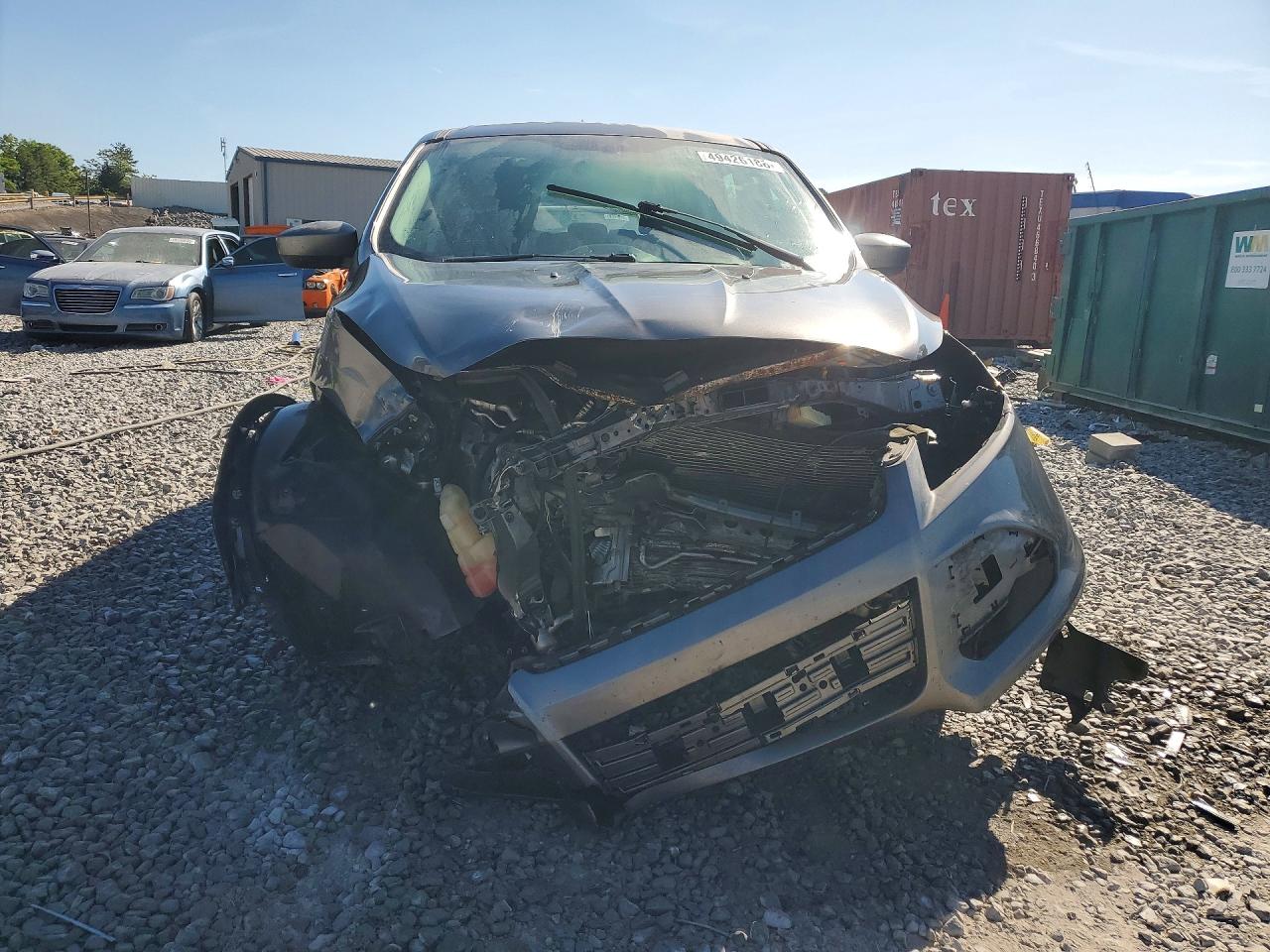 2013 Ford Escape S Gray vin: 1FMCU0F77DUB90248