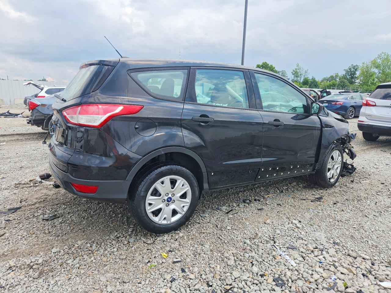 2013 Ford Escape S Black vin: 1FMCU0F77DUC23961