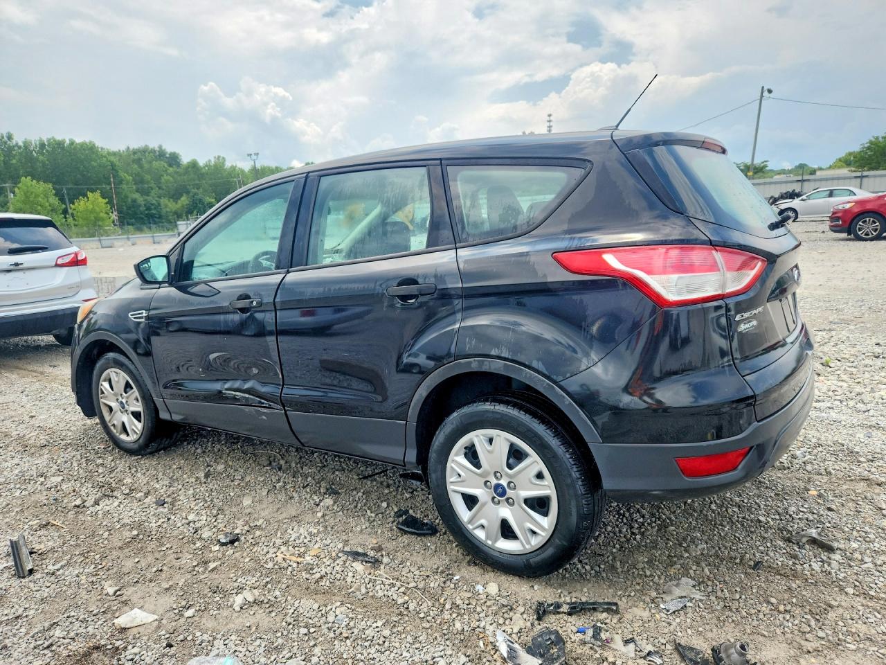 2013 Ford Escape S Black vin: 1FMCU0F77DUC23961