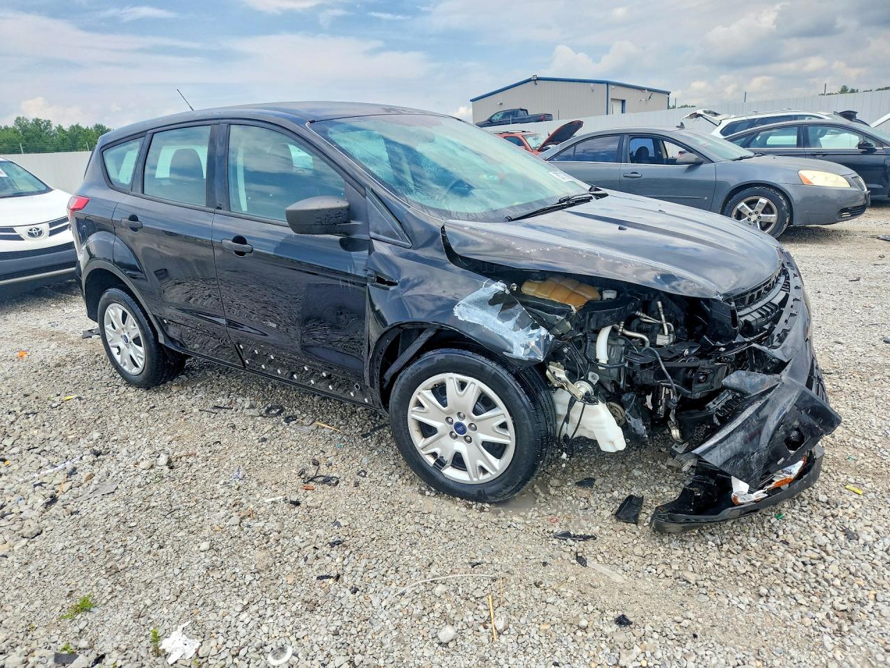 2013 Ford Escape S Black vin: 1FMCU0F77DUC23961
